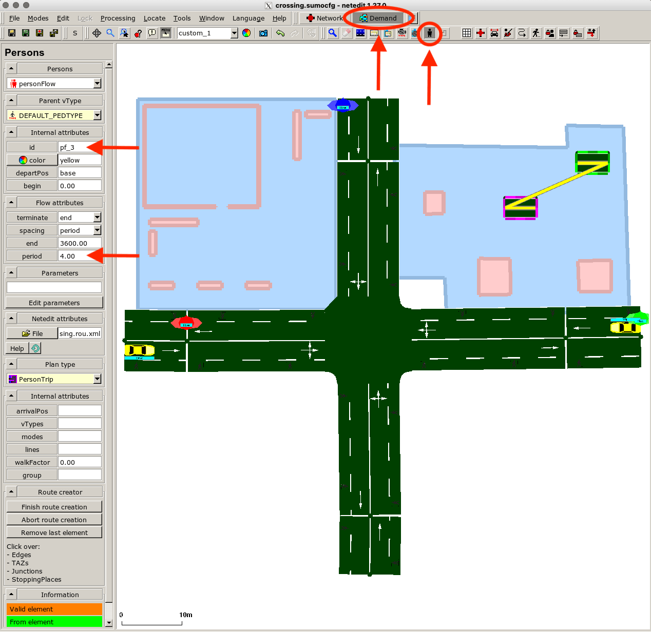 Routing 1st edge