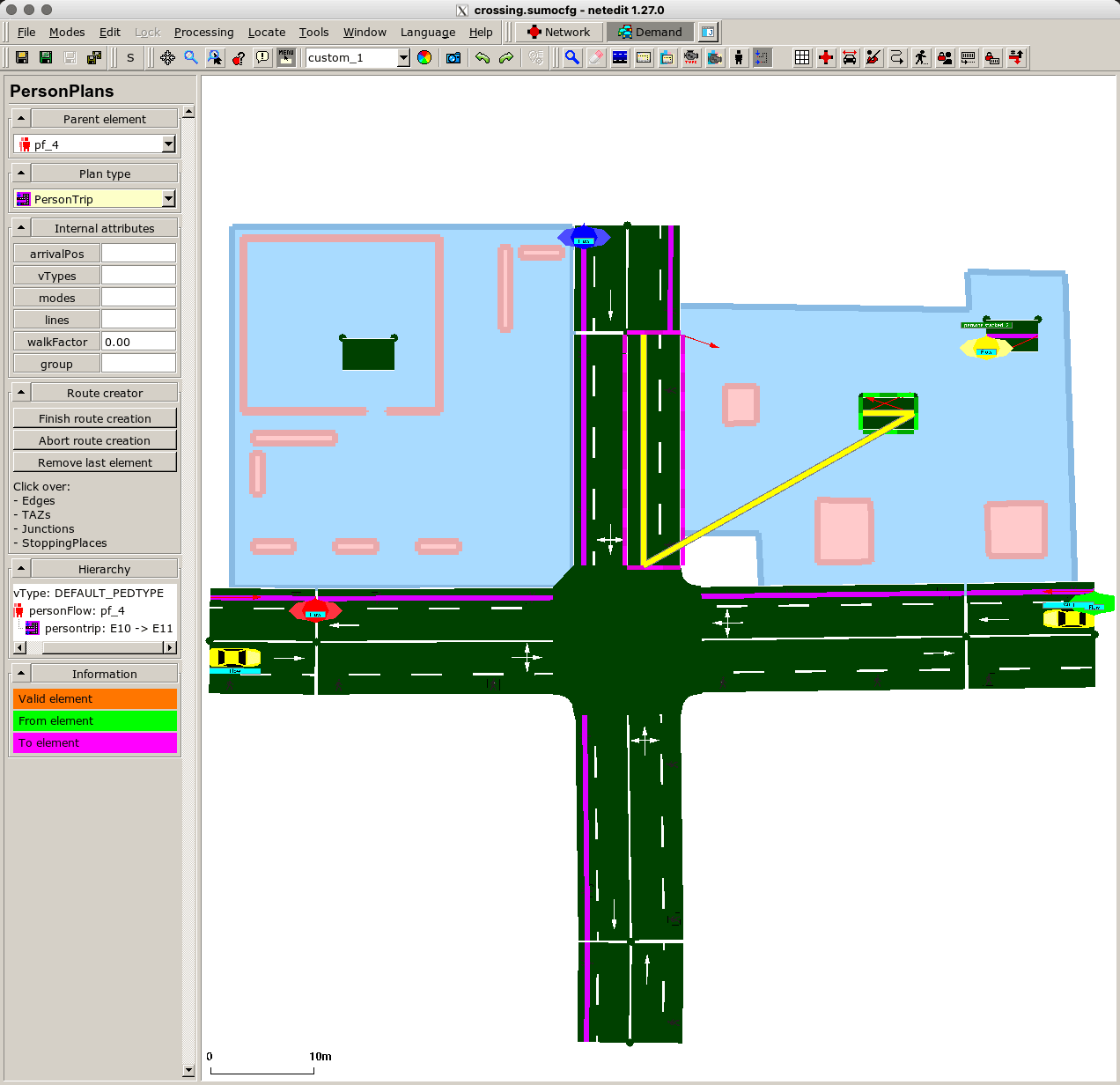 Routing flow2 persontrip1